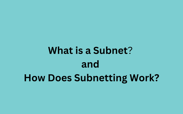 What is a Subnet and How Does Subnetting Work?